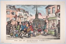 The Art of Ingeniously Tormenting, February 8, 1808., February 8, 1808. Creator: Thomas Rowlandson