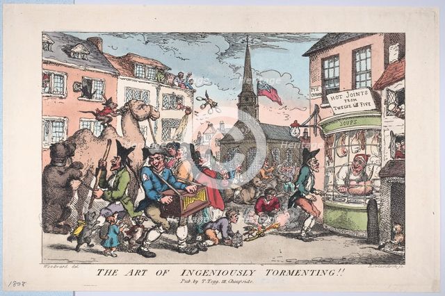 The Art of Ingeniously Tormenting, February 8, 1808., February 8, 1808. Creator: Thomas Rowlandson.