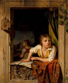 The art of painting and music , 1800. Creator: Martin Drölling