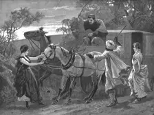 'The Art of Persuasion'-Returning from a Ball in India 1890. Creator: Unknown