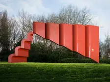 The Art of Silence sculpture by Bernard Schottlander, Bletchley, Milton Keynes, 2015. Artist: Patricia Payne