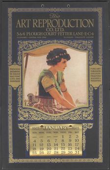 The Art Reproduction Company calendar, 1925. Artist: Wilfred Fryer