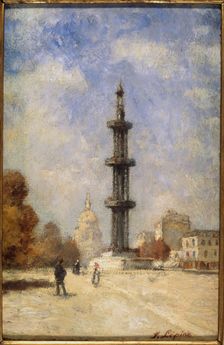 The Artesian well of Grenelle, (Place de Breteuil), c1880. Creator: Unknown