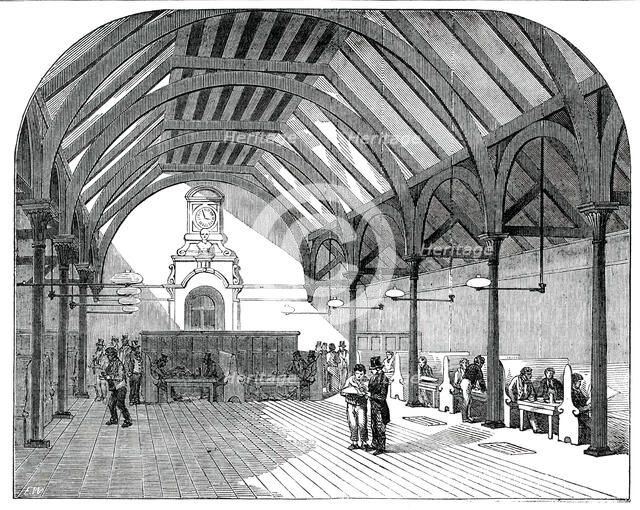 The Artisan's Home, Spitalfields - the Coffee Room, 1850. Creator: Unknown.