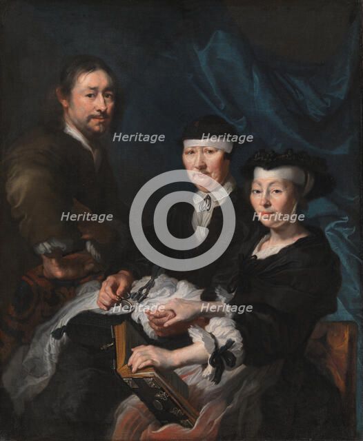 The Artist with his Family, 1640. Creator: Karel van Mander III.
