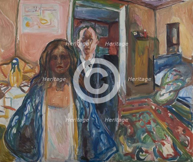 The Artist and his Model, 1919-1921.