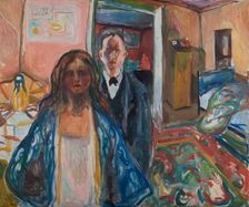 The artist and his model, 1919-1921