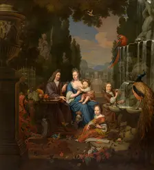 The Artist and his Family, 1689. Creator: Michiel van Musscher