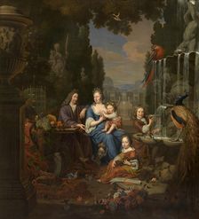 The Artist and his Family, 1689. Creator: Michiel van Musscher