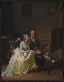 The Artist and his Wife Rosine, née Dorschel, 1791. Creator: Jens Juel