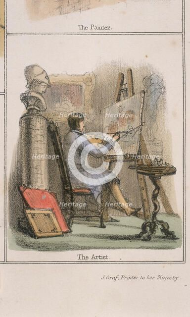'The Artist', c1845. Artist: Benjamin Waterhouse Hawkins