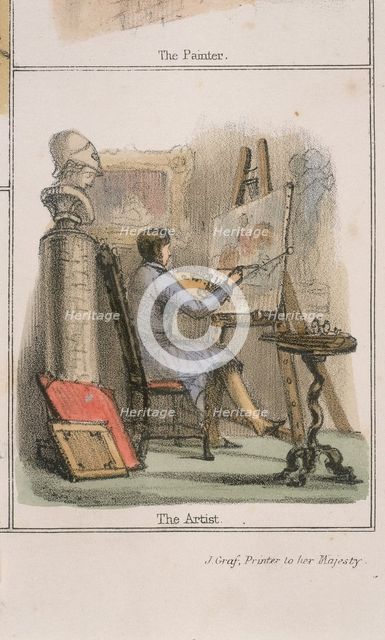 'The Artist', c1845. Creators: Benjamin Waterhouse Hawkins, Robert Kent Thomas.