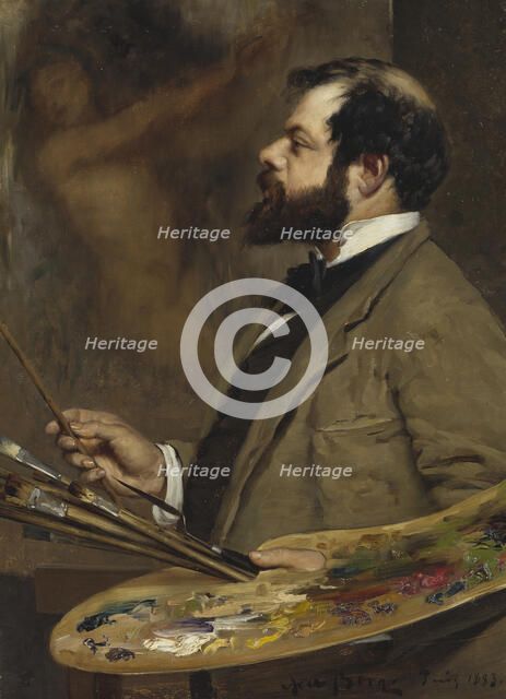 The Artist Ernst Josephson, 1883. Creator: Axel Leonard Borg.