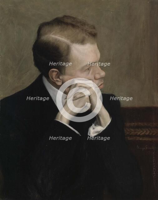 The Artist Fahle Basilier, 1904. Creator: Hugo Simberg.