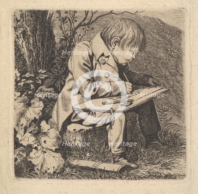 The Artist Hoffman, 1815. Creator: Johann Christian Erhard.