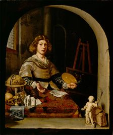 The Artist in His Studio, c.between 1665 and 1670. Creator: Cornelis Bisschop