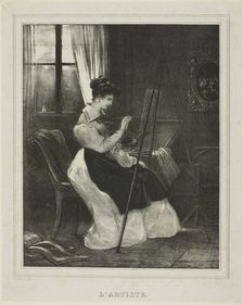 The Artist, n.d. Creator: Achille Deveria