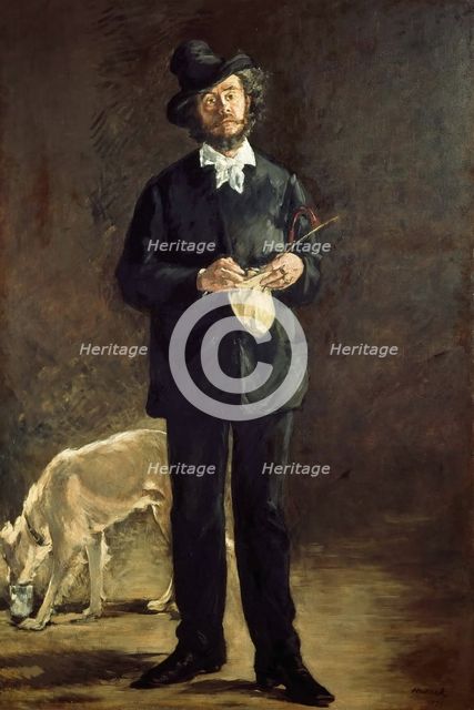 The Artist. Portrait of Marcellin Desboutin, 1875. Creator: Manet, Édouard (1832-1883).