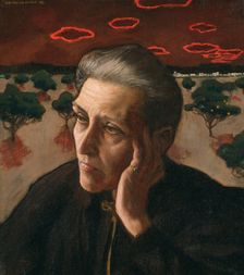 The Artist's Mother, 1896. Creator: Akseli Gallen-Kallela