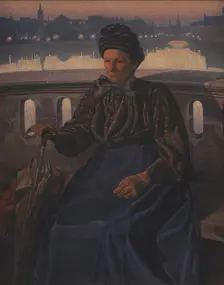 The Artist's Mother, 1908. Creator: Edvard Weie