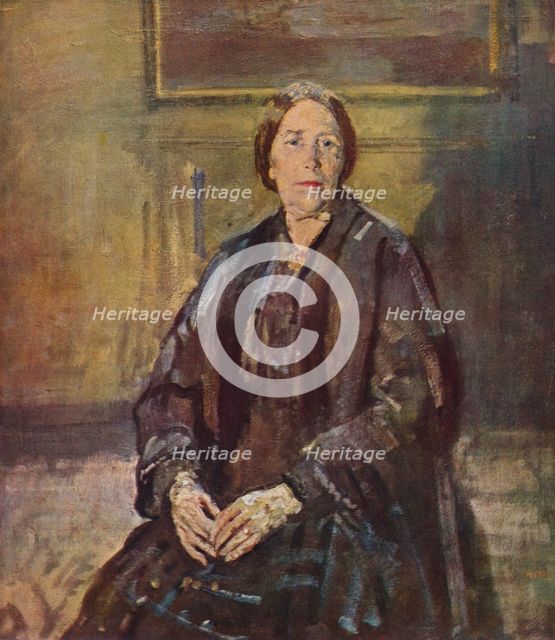 'The Artist's Mother', 1935. Artist: Ambrose McEvoy.