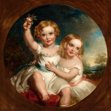 The Artist's Children, 1847. Creator: John Wood