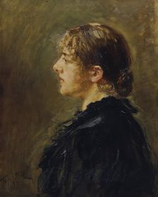The artist's daughter, 1890. Creator: Fritz Karl Hermann von Uhde