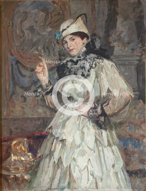 The Artist’s Daughter in Fancy Dress, 1916. Creator: Laurits Tuxen.