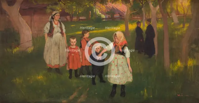 The Artist’s Family, 1905. Creator: Wlodzimierz Tetmajer.