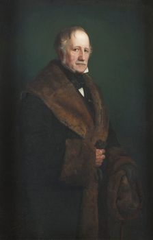 The Artist's Father Col. Count Eugène von Rosen at the Age of 71, 1868. Creator: Georg von Rosen