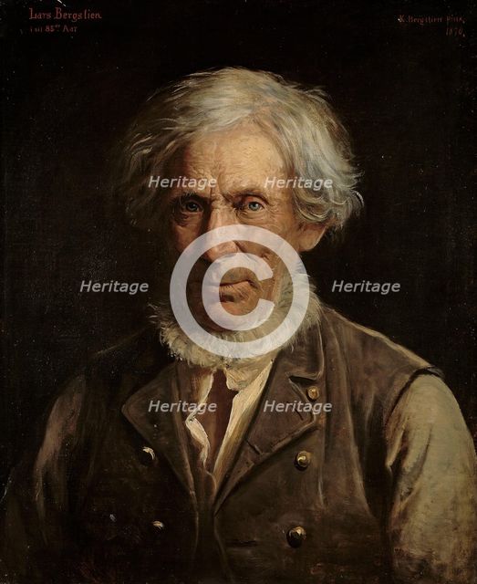 The Artist's Father, Lars Bergslien, 1870. Creator: Knud Bergslien.