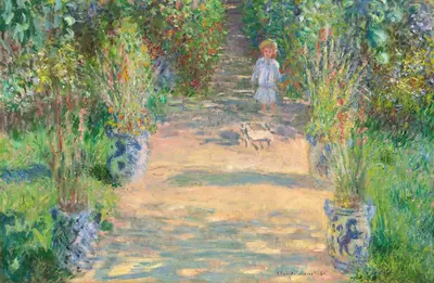 Gallery image of The Artist's Garden at Vétheuil, 1881. Creator: Claude Monet.