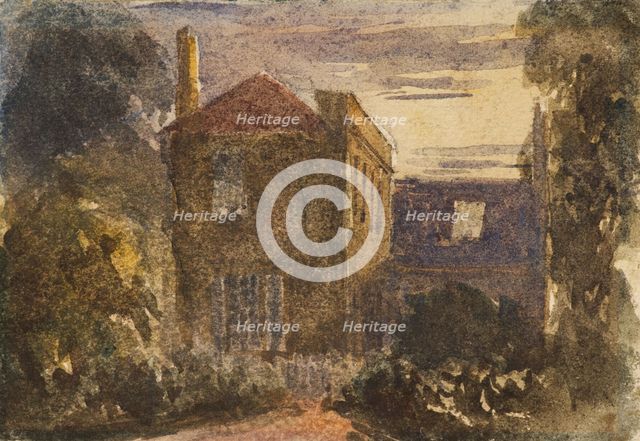 The Artist's Home at Harborne, c1840s. Creator: David Cox the Elder.