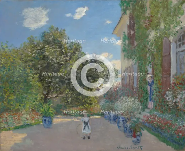 The Artist's House at Argenteuil, 1873. Creator: Claude Monet.