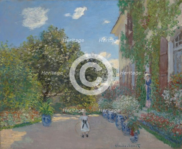 The Artist's House at Argenteuil, 1873. Creator: Claude Monet.