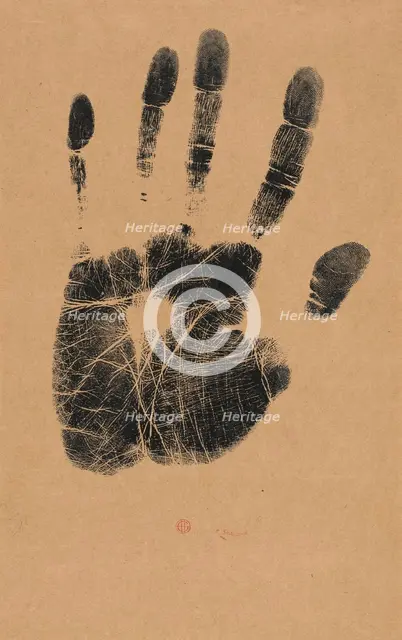 The Artist's Left Hand, 1890s. Creator: Henri-Charles Guerard.