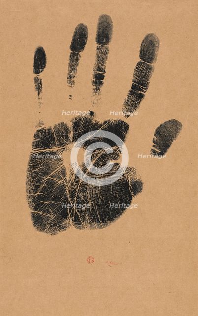The Artist's Left Hand, 1890s. Creator: Henri-Charles Guerard.
