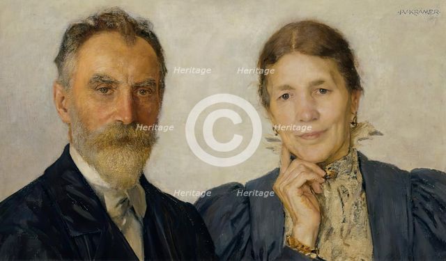 The artist's parents, 1905. Creator: Johann Victor Kramer.