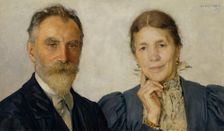 The artist's parents, 1905. Creator: Johann Victor Kramer