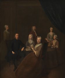 The Artist's Parents-in-Law and some of their Children, 1700-1749. Creator: Balthasar Denner