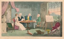 The Artist's Room 1820. Artist: Thomas Rowlandson