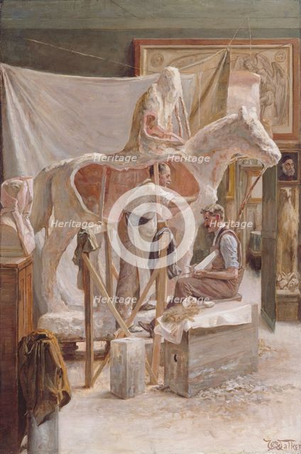 The Artist's Studio, c1932. Creator: Arthur George Walker.