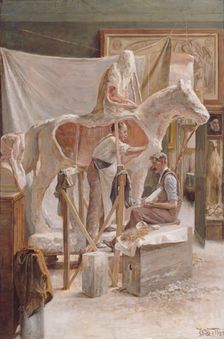 The Artist's Studio, c1932. Creator: Arthur George Walker