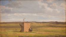 The Artist's Shelter on the Moors in Jutland, 1908-1911. Creator: Hans Smidth