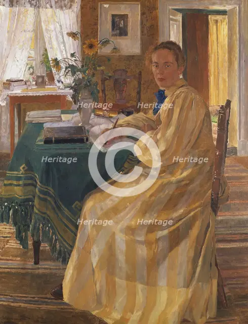 The Artist's Sister, 1899. Creator: Carl Wilhelmson.
