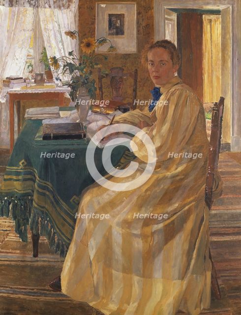 The Artist's Sister, 1899. Creator: Carl Wilhelmson.