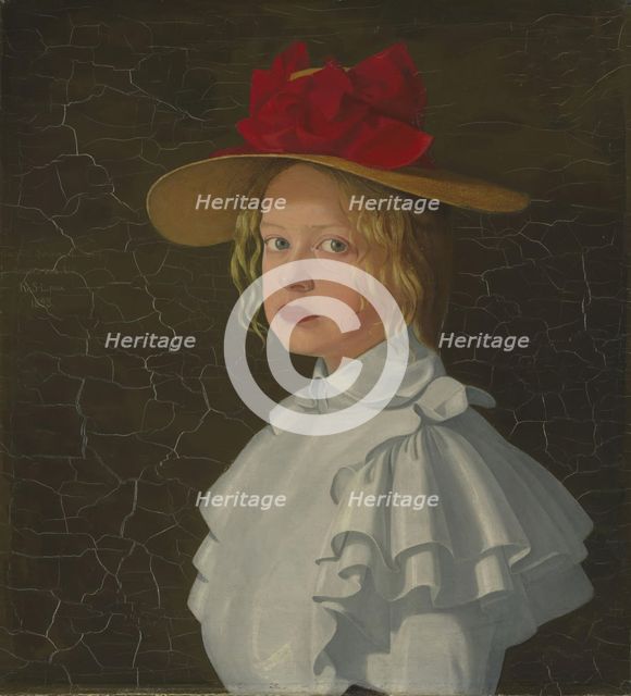 The Artist's Sister Magna, 1898. Creator: Kristofer Sinding-Larsen.