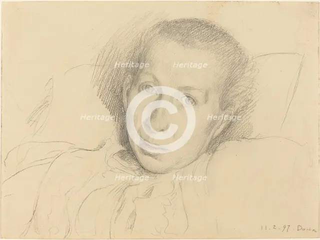The Artist's Sister, Marie von Kalckreuth, 1897. Creator: Leopold Kalckreuth.
