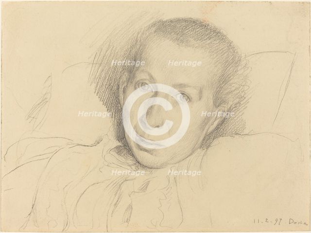 The Artist's Sister, Marie von Kalckreuth, 1897. Creator: Leopold Kalckreuth.