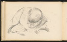 The Artist's Son Writing, c. 1887. Creator: Paul Cezanne